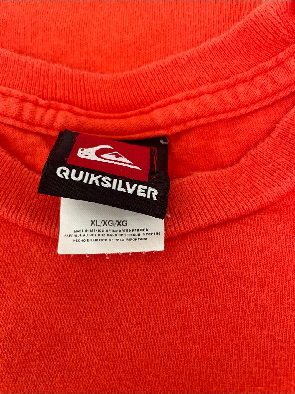 Quiksilver Kids Orange Short Sleeve Shark Graphic Tee - Picture 3 of 3